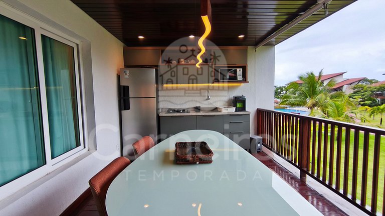 Flat 2 Quartos com Varanda no Meridonal (23 BPP)