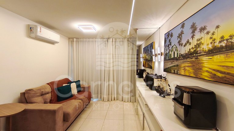 Flat 2 Quartos com Varanda no Meridonal (23 BPP)