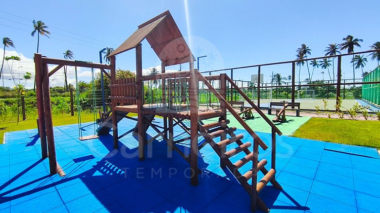 Studio em Resort | Vista Piscina (A06-3)