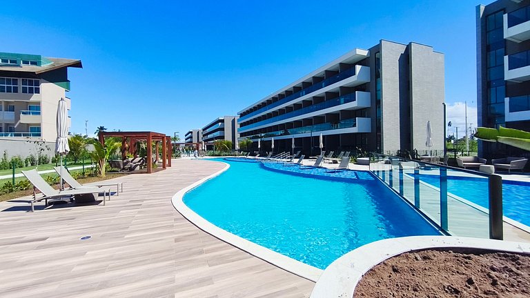 Studio no Beach Class Summer Residence (B15-6)