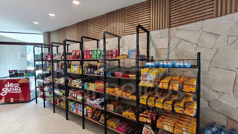 Studio em Resort | Vista Piscina (A06-3)