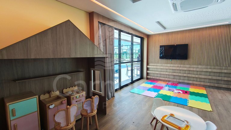 Studio em Resort | Vista Piscina (A06-3)