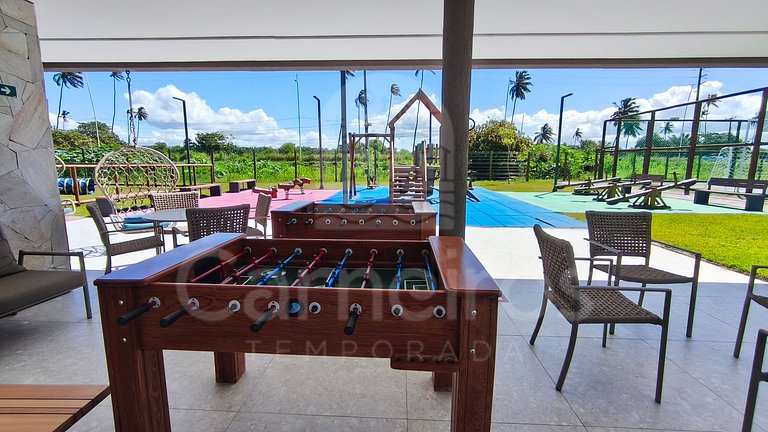 Studio em Resort | Vista Piscina (A06-3)