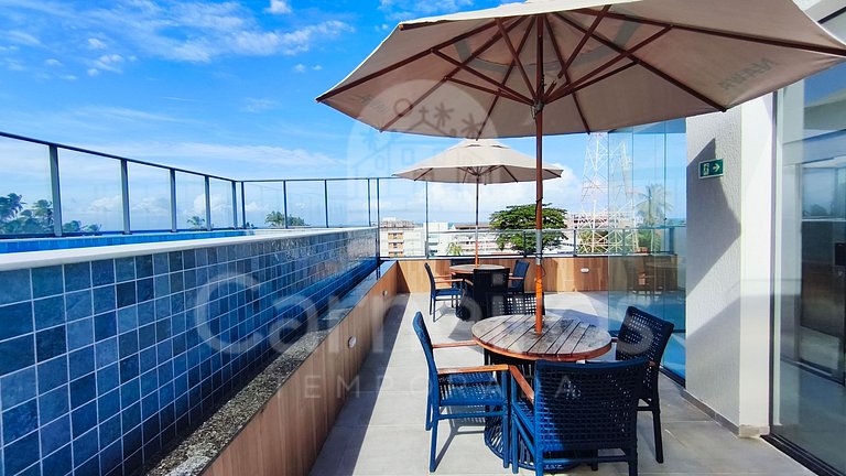 Studio no Nawa Residence - Praia de Tamandaré(A03)