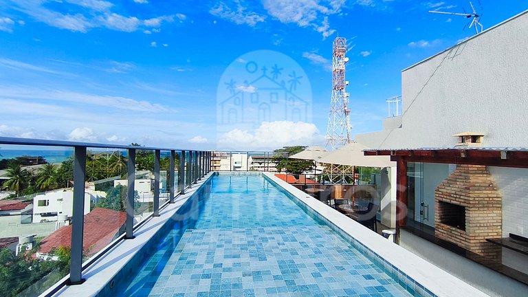 Studio no Nawa Residence - Praia de Tamandaré(A04)