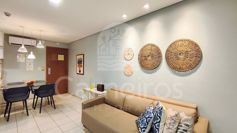 Flat 1 quarto no Marulhos Suites Resort (C07-1)