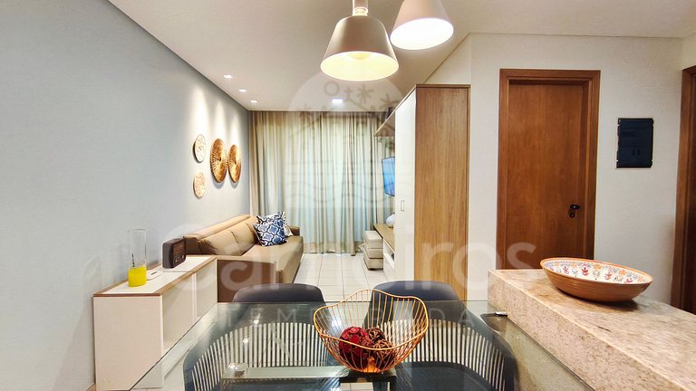 Flat 1 quarto no Marulhos Suites Resort (C07-1)