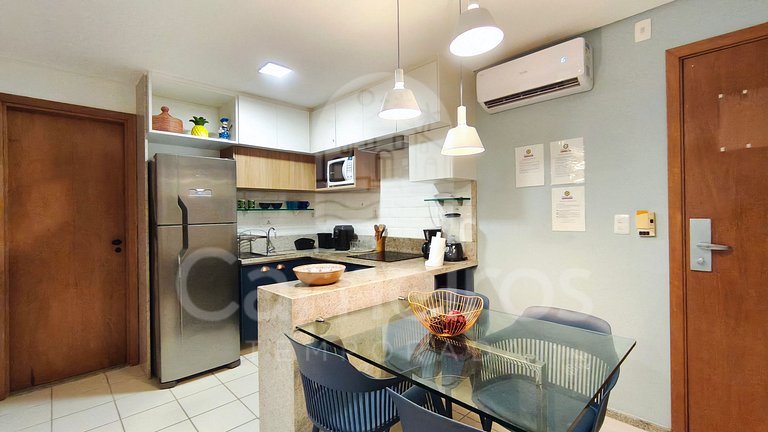 Flat 1 quarto no Marulhos Suites Resort (C07-1)