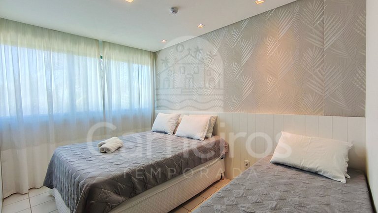 Flat 1 quarto no Marulhos Suites Resort (C07-1)