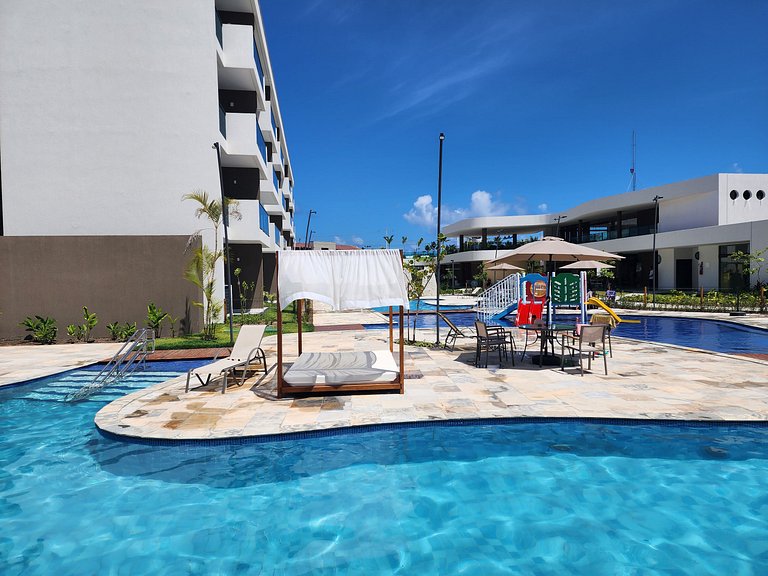 Porto de Galinhas | Stúdio | Vista Piscina (020-C)