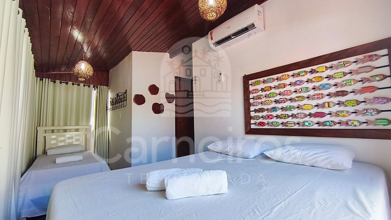 Casa completa na Praia dos Carneiros (B6)