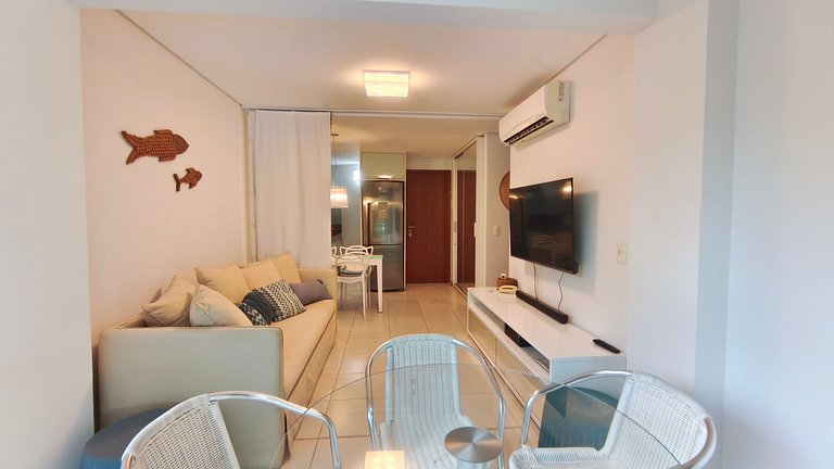 Carneiros Beach Resort | Flat 01 Quarto (B17-4)