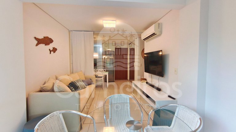 Flat 01 Quarto - Carneiros Beach Resort (B17-4)
