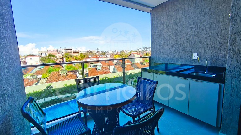 Flat no Beach Class Summer Residence (B03-6)