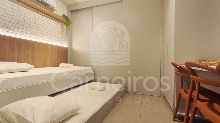 Flat 1 Quarto - Eco Resort Praia dos Carneiros (B26-3)