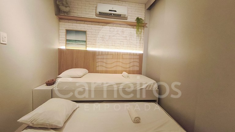 Flat 1 Quarto - Eco Resort Praia dos Carneiros (B26-3)