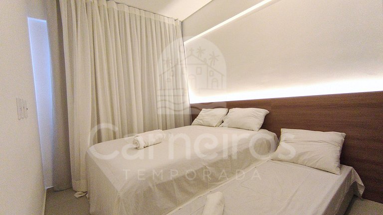 Flat no Açores - Pé na Areia de Tamandaré (B08)
