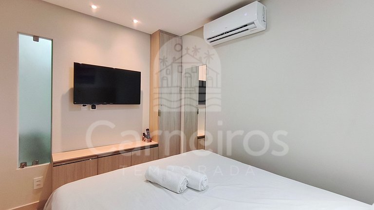 Flat 1 Quarto - Eco Resort Praia dos Carneiros (A21-3)