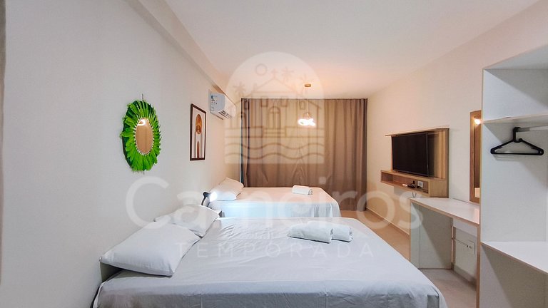 Flat no Kauai Beach - Bela Vista do Mar (D11)