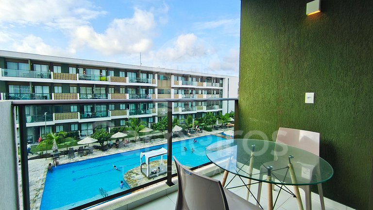 Lindo flat - 02 Quartos no Mana Beach (B21-2)