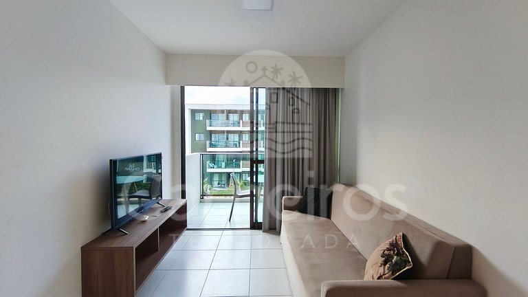 Lindo flat - 02 Quartos no Mana Beach (B21-2)