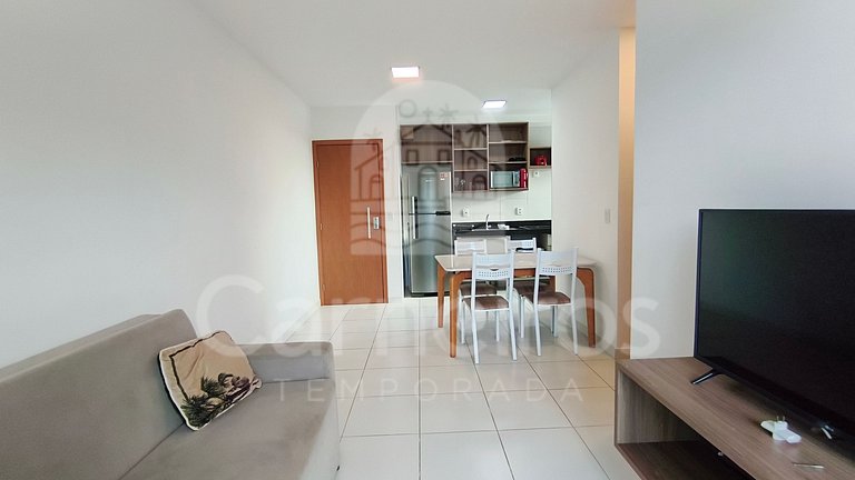Lindo flat - 02 Quartos no Mana Beach (B21-2)
