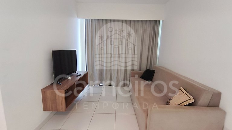 Lindo flat - 02 Quartos no Mana Beach (B21-2)