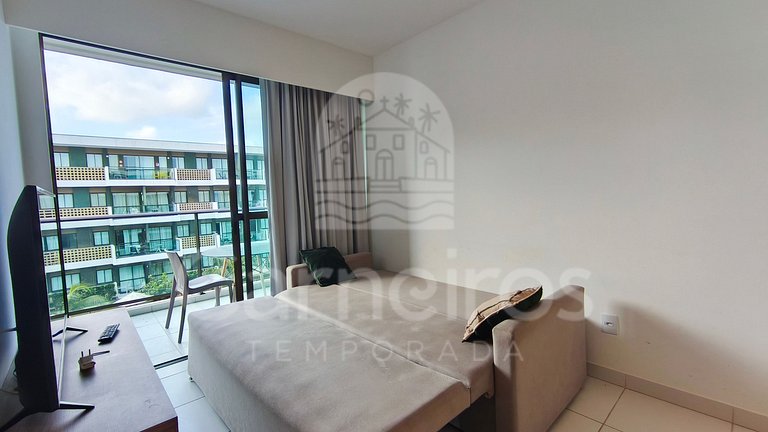 Lindo flat - 02 Quartos no Mana Beach (B21-2)