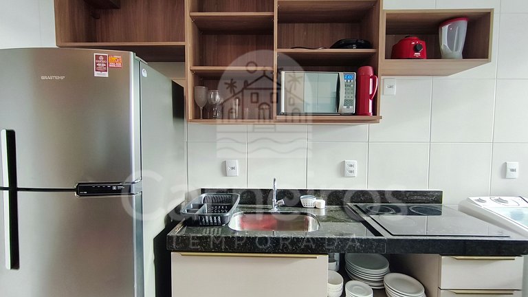 Lindo flat - 02 Quartos no Mana Beach (B21-2)