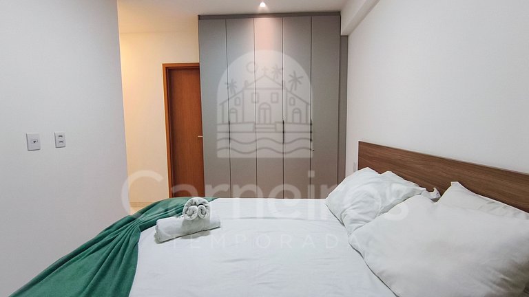 Lindo flat - 02 Quartos no Mana Beach (B21-2)