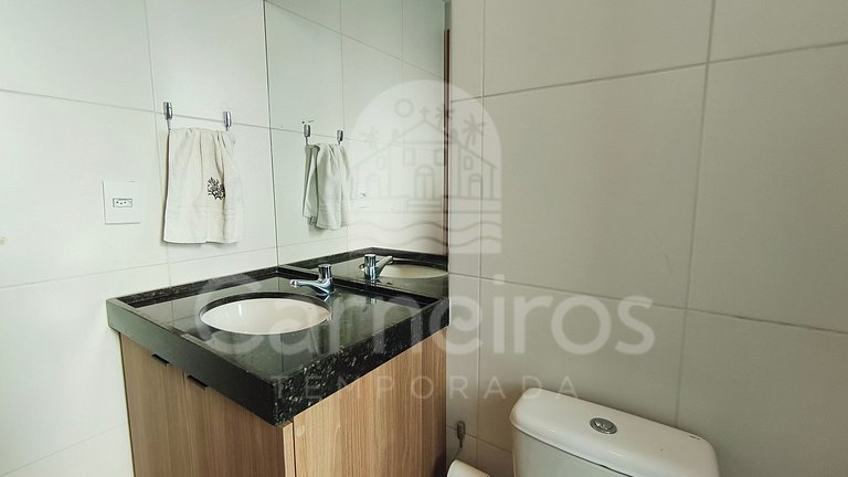 Lindo flat - 02 Quartos no Mana Beach (B21-2)