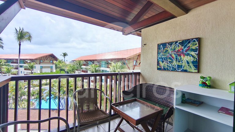 Flat de 1 quarto no Marulhos Suites Resort (D07)