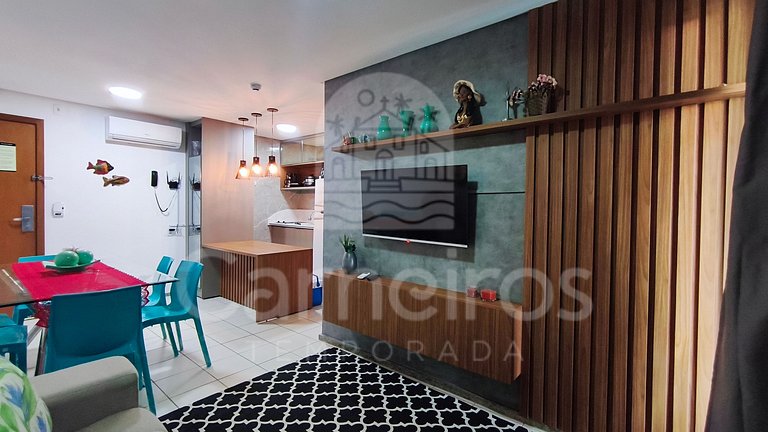 Flat de 1 quarto no Marulhos Suites Resort (D07)