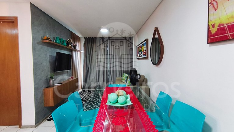 Flat de 1 quarto no Marulhos Suites Resort (D07)