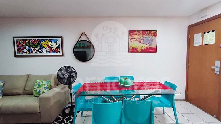 Flat de 1 quarto no Marulhos Suites Resort (D07)