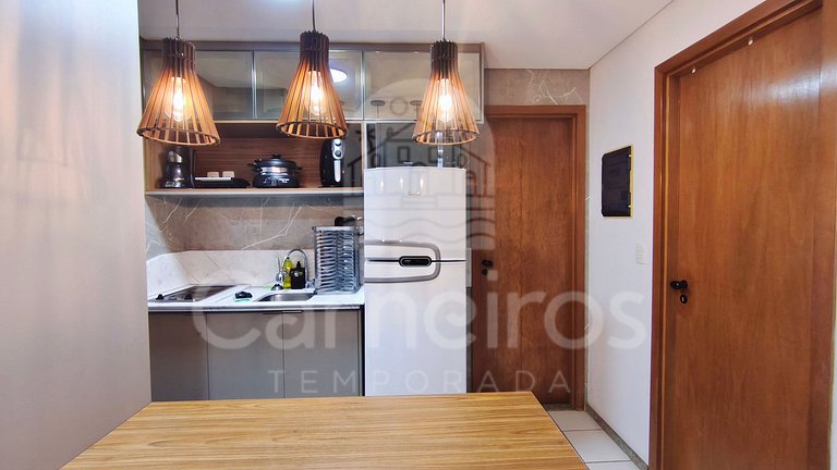 Flat de 1 quarto no Marulhos Suites Resort (D07)