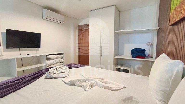 Flat de 1 quarto no Marulhos Suites Resort (D07)