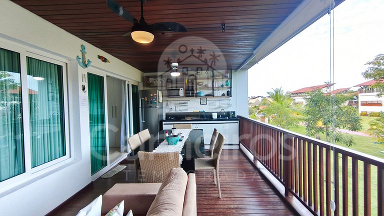 Flat Studio no Club Meridional Carneiros (B3-4PP)