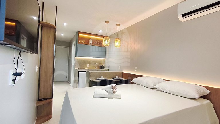 Studio | Ótima Localização | Orla Tamandaré (C08)