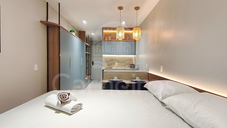 Studio | Ótima Localização | Orla Tamandaré (C08)