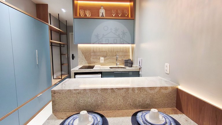 Studio | Ótima Localização | Orla Tamandaré (C08)