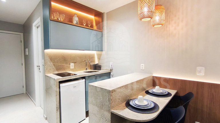 Studio | Ótima Localização | Orla Tamandaré (C08)