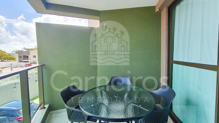 Flat no Açores - Pé na Areia de Tamandaré (A21)