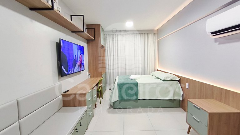 Flat no Açores - Pé na Areia de Tamandaré (A21)