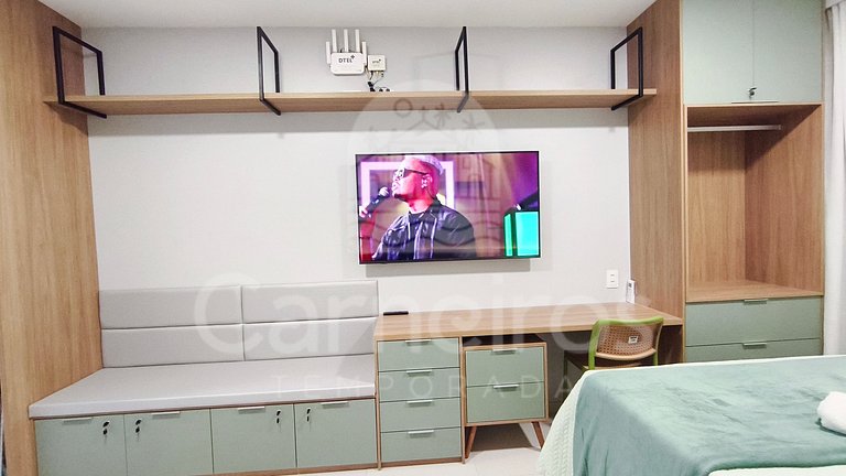 Flat no Açores - Pé na Areia de Tamandaré (A21)