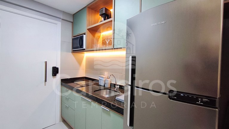 Flat no Açores - Pé na Areia de Tamandaré (A21)