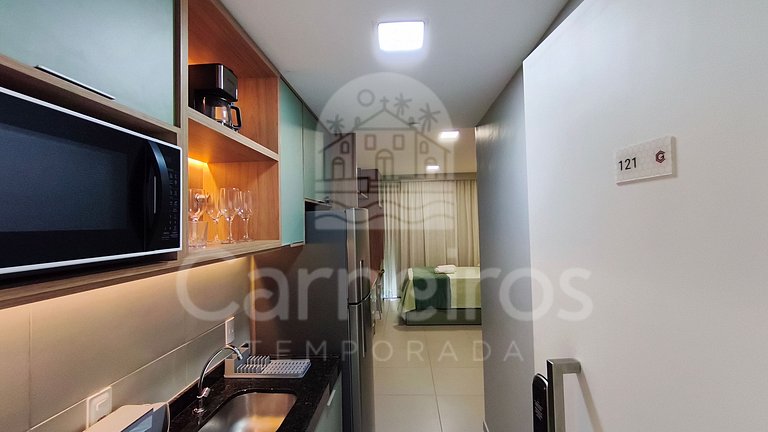 Flat no Açores - Pé na Areia de Tamandaré (A21)