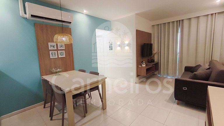 Flat 3 Quartos - Muro Alto Clube - Porto de Galinhas