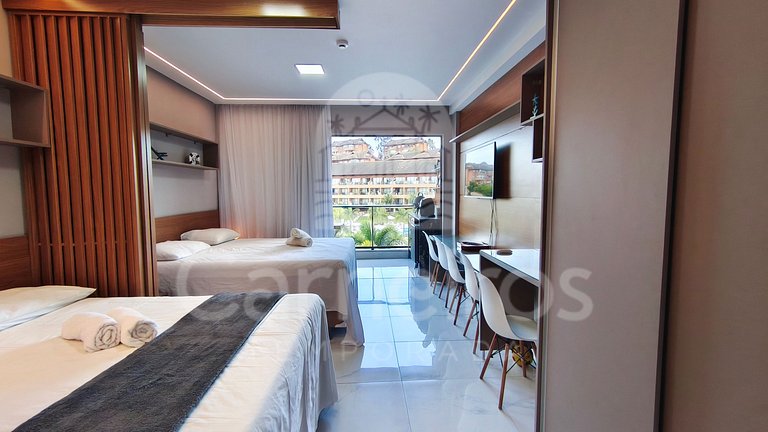 Flat 1 Quarto - Eco Resort Praia dos Carneiros (X02-2)