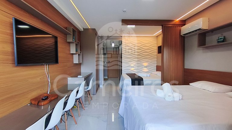 Flat 1 Quarto - Eco Resort Praia dos Carneiros (X02-2)